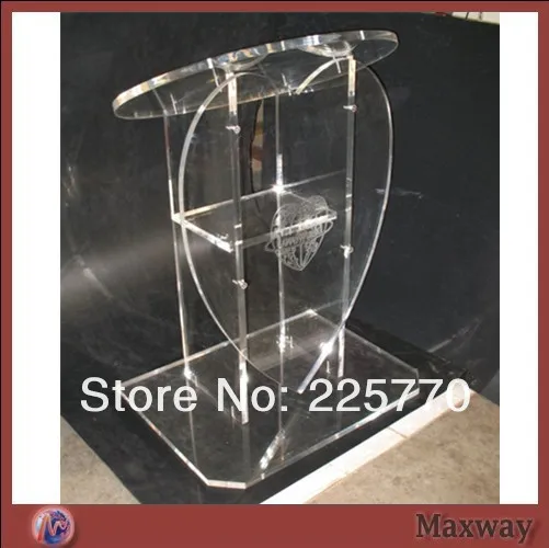 The sanctity of the church acrylic podium -