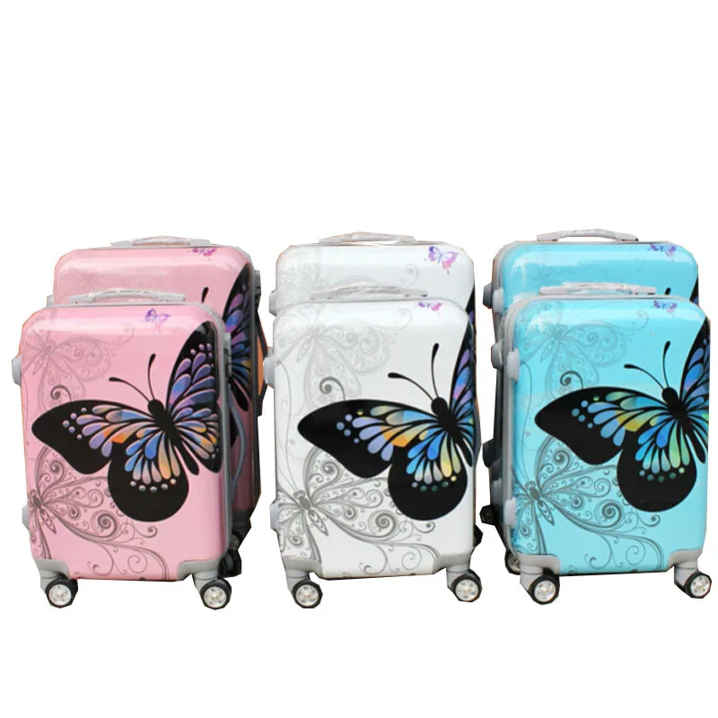 butterfly trolley bag