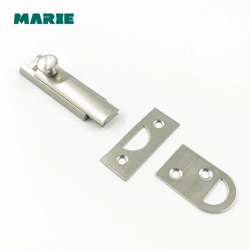 Top Selling Brass Doors Slide Latch Lock Bolt Latch Barrel Home Gate Safety Hardware Screws
