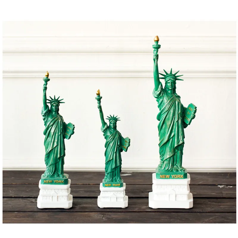 Статуя Свободы Liberty Enlightening The World зеленый статуя домашние декоративные предметы винный шкаф из смолы Гостиная подарок M606
