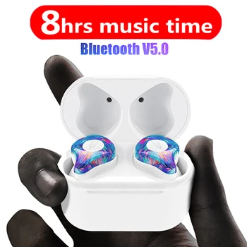 

New Mini BLuetooth In-ear Earphone Port Wireless Earphones Stereo in ear Bluetooth 5.0 Waterproof Wireless earphones headphones