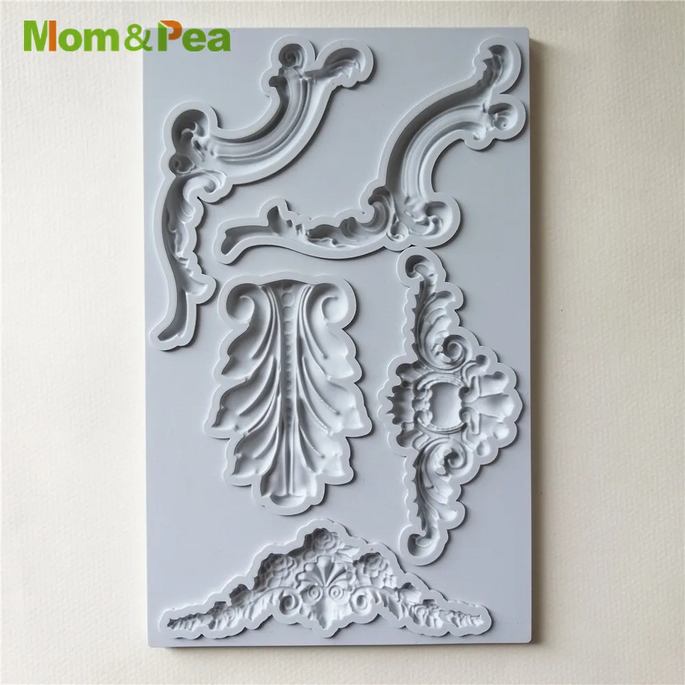 Силиконовая форма для украшения торта Mom & Pea GX269 3D в виде помадки пищевая