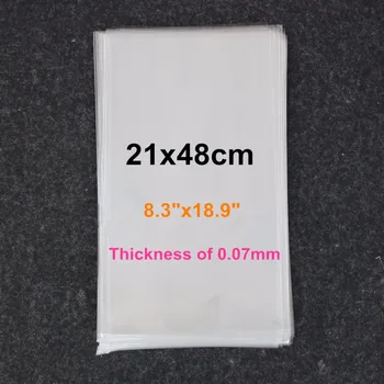 

8.27X18.9inch Clear Big Flat Open Apparel Underwear Packing Opp Bags -200pcs/Lot