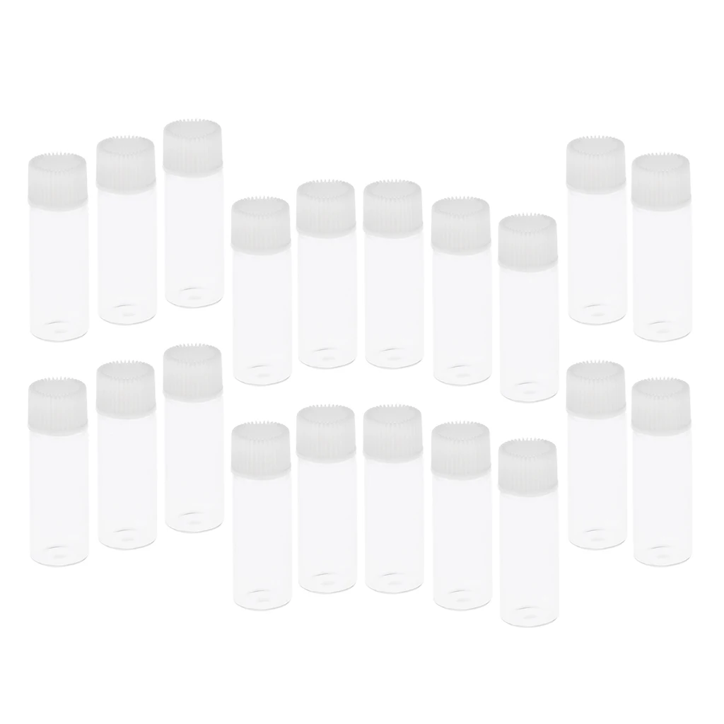 Essential Oils Sample Bottles, 20Pcs 5ml Oil Bottles For Essential oils, with Orifice Reducers and Screw Caps