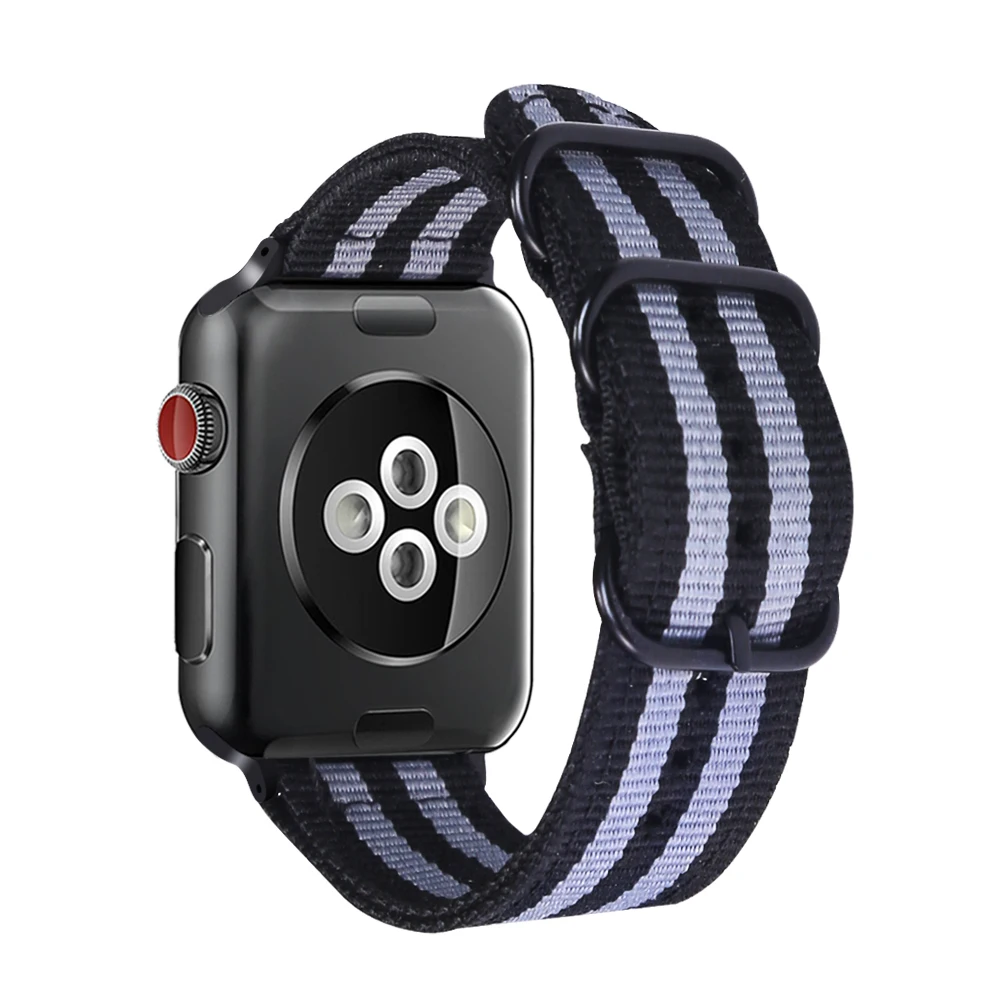 XIYUZHIYI Hot Sell Nylon Watchband for Apple Watch Band Series 4/3/2/1 Sport Leather Bracelet 42 mm 38 mm Strap For iwatch Band