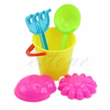 5 шт./компл. крошечный пляж песок игрушечные инструменты ведро набор для малышей детский подарок