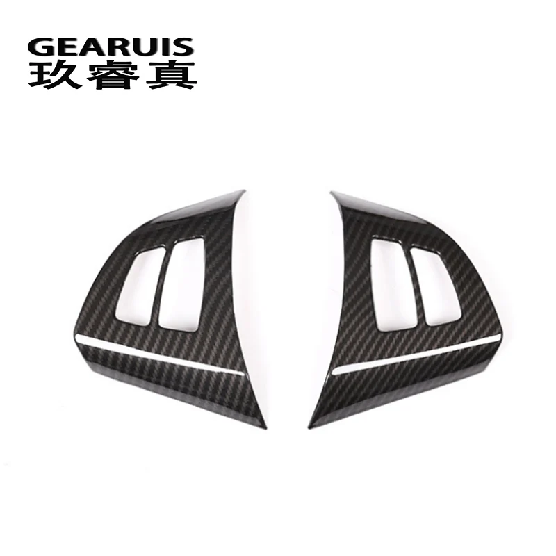 per X5 E70 per X6 E71 2008-2013 Interruttore di Comando Fari in Fibra di Carbonio Cornice di Copertura Trim Adesivi Auto Tuning Accessori per Auto Decorativa Trim HTSM per BMW