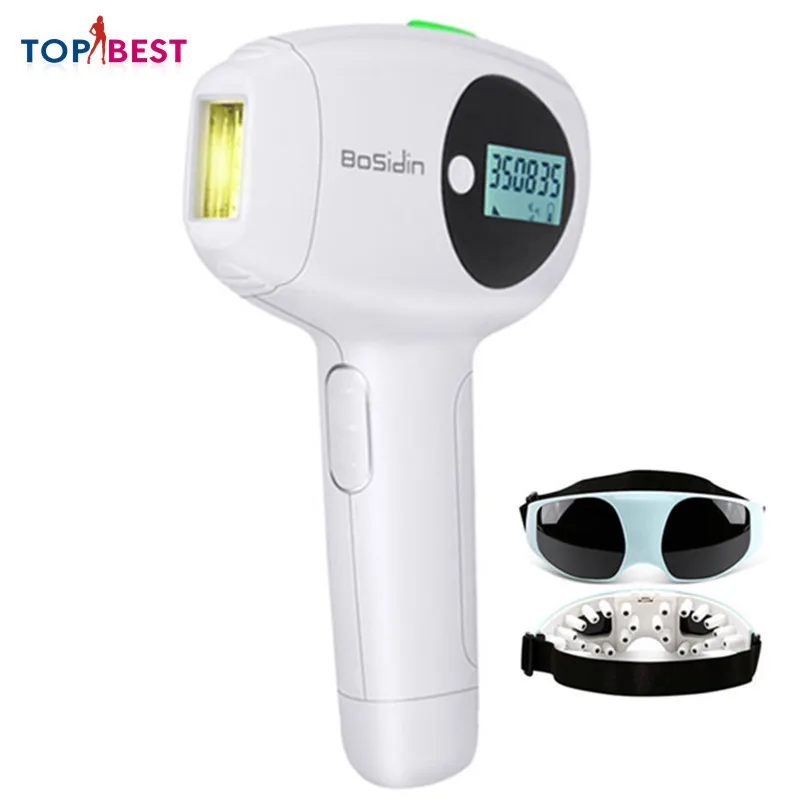 

Professional Permanent Epilator Device ICE COOL Hair Epilator Painless Skin Care Tools For Women with Free Face Cleaning Brush