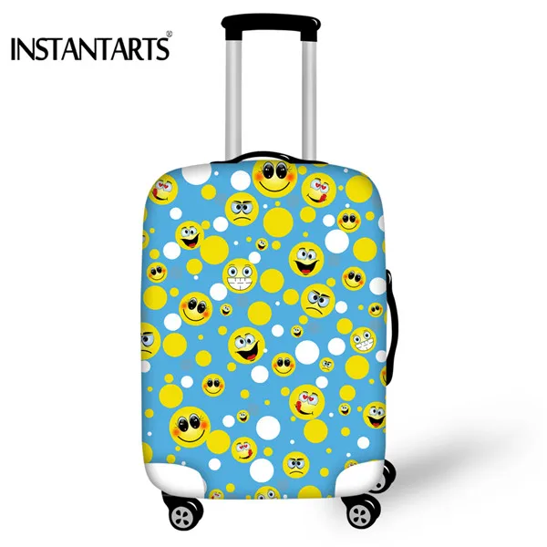 Aliexpress.com : Buy INSTANTARTS Funny Emoji Luggage Dustproof Cover ...