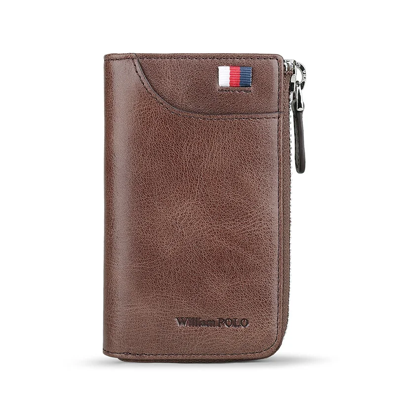 WILLIAMPOLO 2019 винтажный кошелек для ключей мужской тонкий модный роскошный женский