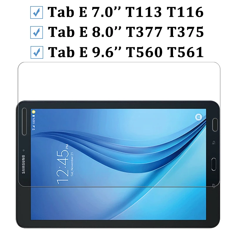 Защитное стекло для samsung galaxy tab e 9,6 стекло 7,0 8,0 t113 t116 t377 t375 t560 t561 закаленное защитное стекло для экрана