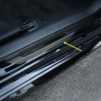 

For Toyota Corolla Hatchback 2019 2020 Outer Door Sill Scuff Plate Threshold Plate Cover Trim 4pcs Stainless Steel Car Accessory