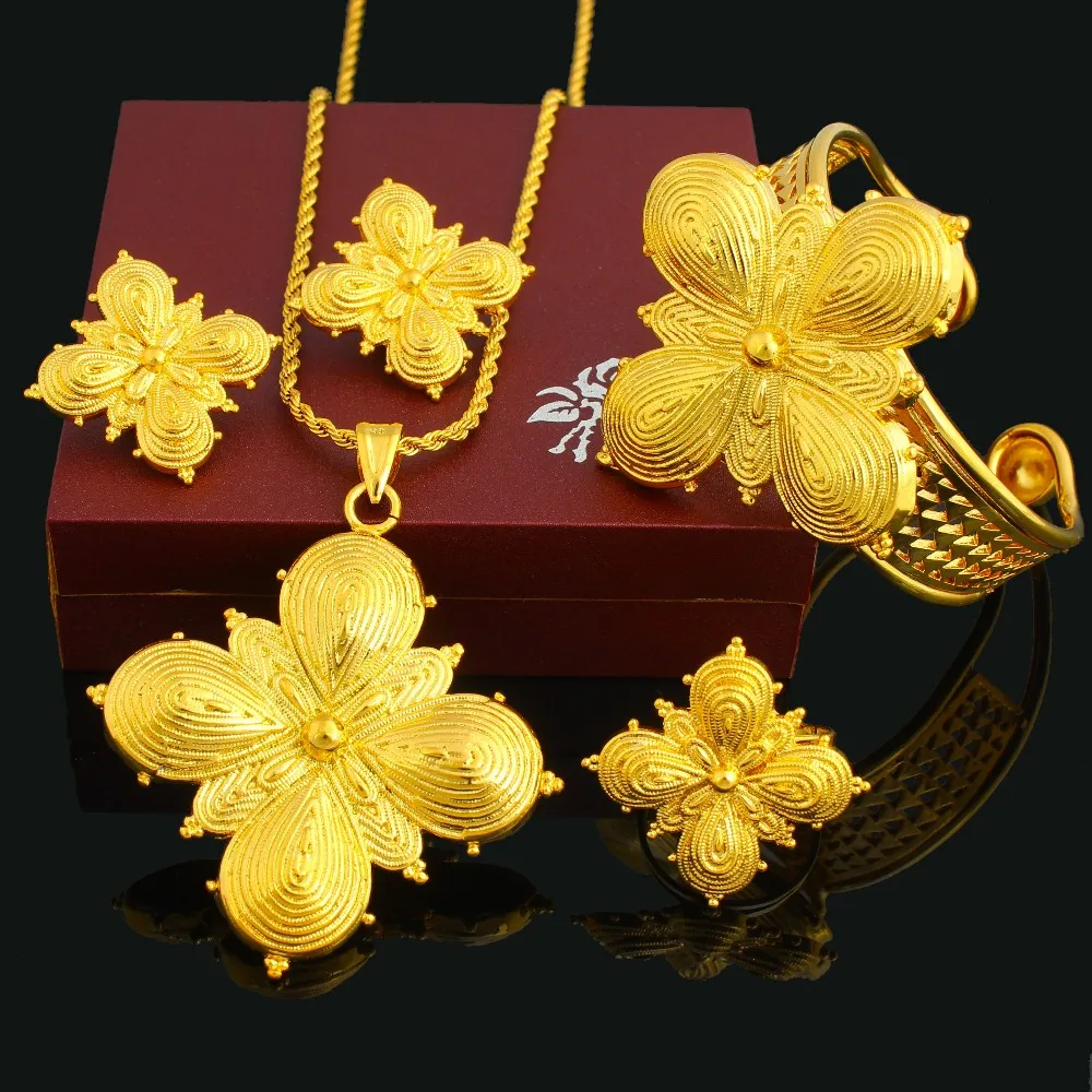 set jewelry gold