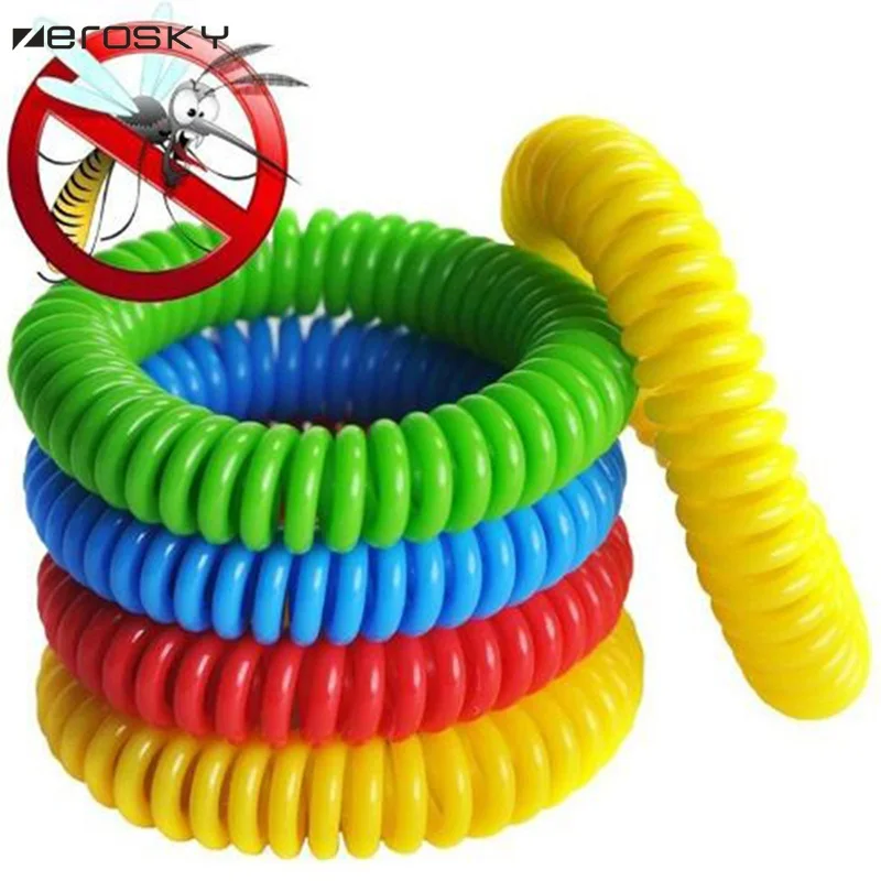 

Zerosky 10pcs/Pack Mosquito Repellent Bracelets Pest Control Bracelets 240Hours Insect Protection Outdoor Indoor Adults Kids