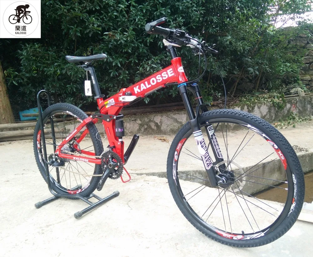 Top Kalosse 26*17  28 holes  Hydraulic brakes bicycle  full suspension mountain bike  mountain  bicycle  30 speed 0
