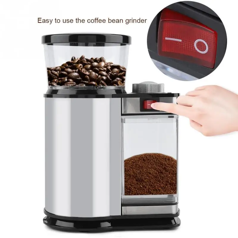120W Electric Coffee Grinder Mini Kitchen Salt Pepper Grinder Powerful