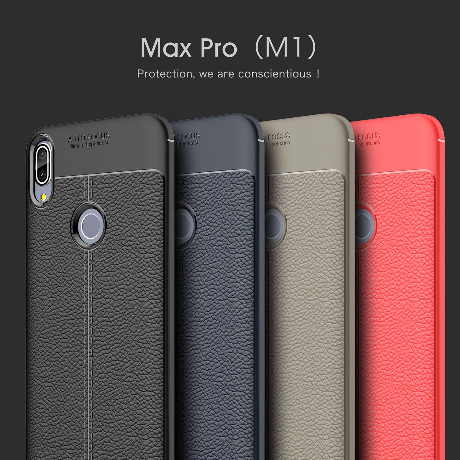 For Asus Zenfone Max Pro M2 ZB631KL Litchi Case Full Soft TPU Silicone Cover ZB633KL ZB601KL ZB602KL | Мобильные телефоны и
