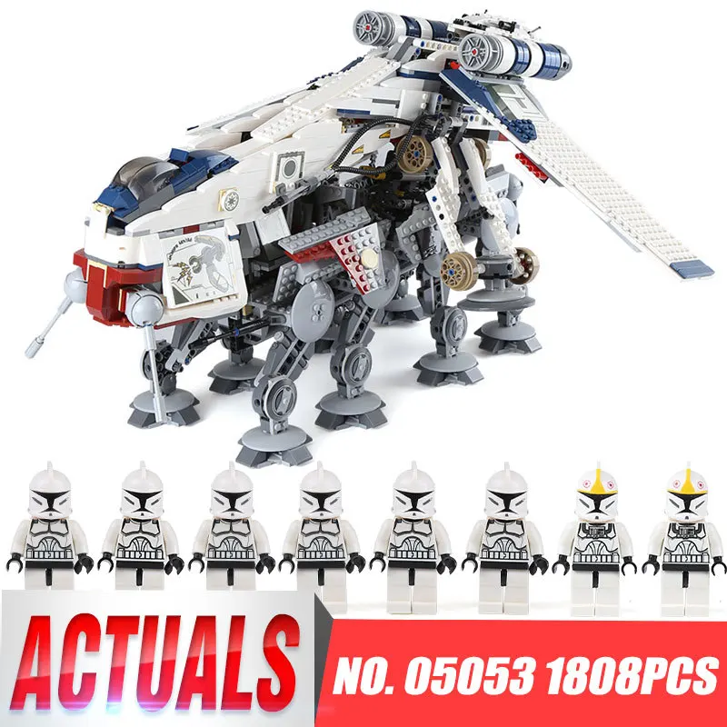 

Lepin 05053 Star Series 1788Pcs the Republic Drop-ship with AT-OT Walker Model Wars Building Blocks Toy with LegoINGlys 10195