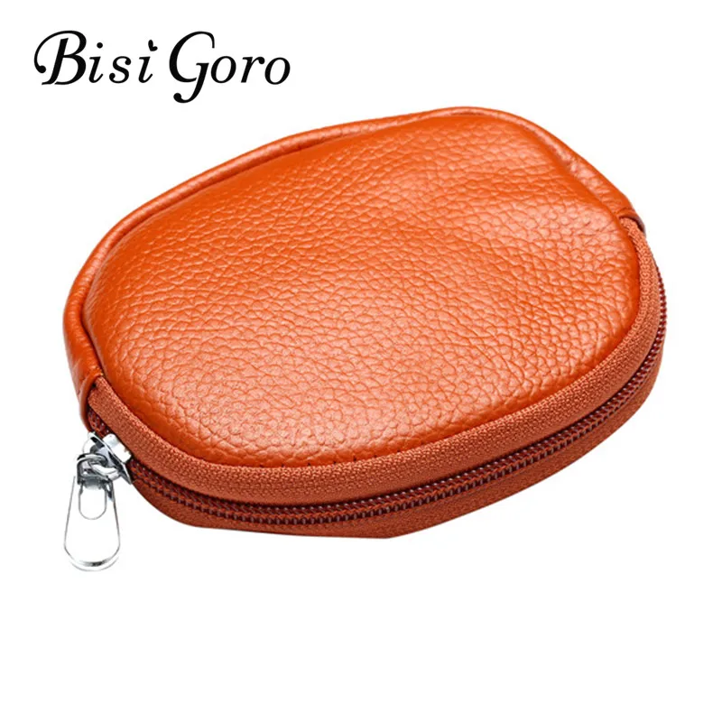

Bisi Goro 2019 Leather Coin Wallet Business Women Wallet with Zipper Coin Pocket Women Coin Purse Large Capacity Card Holder