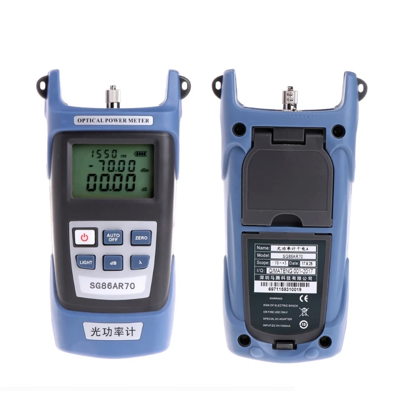 

High Precision Optical Power Meter Fiber Testing Tools Wiring Light Decay Tester
