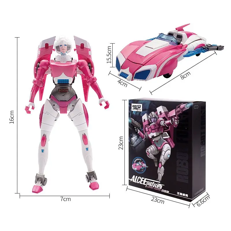 Трансформация 4 weijiang металлическая часть большие Arcee Фигурки игрушки Новые Аниме