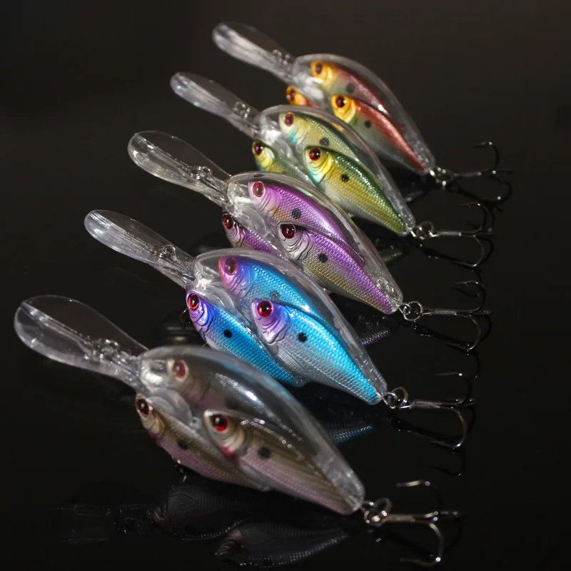 Crankbait Bait Japanese Newest Crank Fishing Lures 97mm 18g With 5 Fish