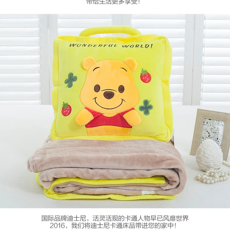 Одеяло Дисней, детское одеяло с рисунком Микки и Минни, детское одеяло для сна, летнее мягкое дышащее одеяло - Цвет: Winnie the Pooh