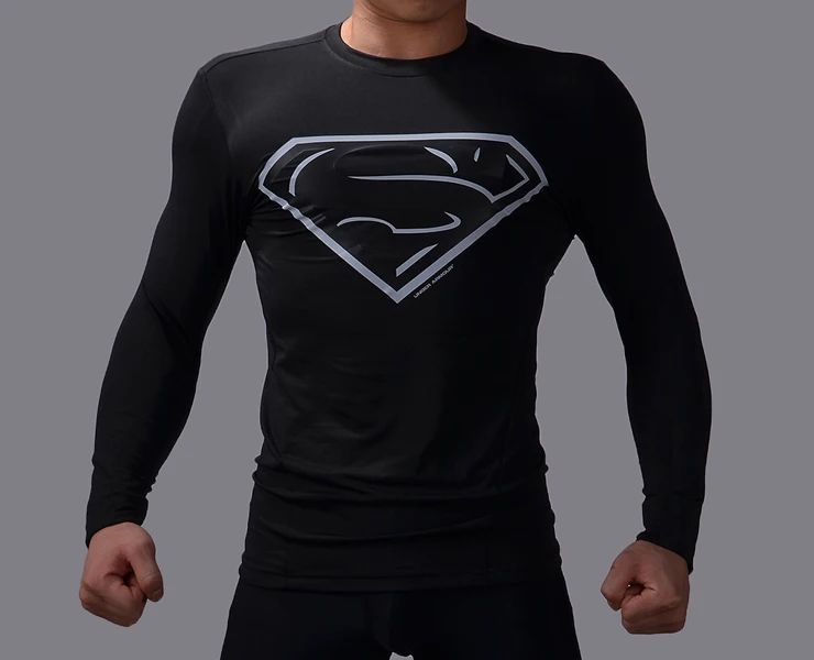 Fitness Brand Men T Shirts All Black 