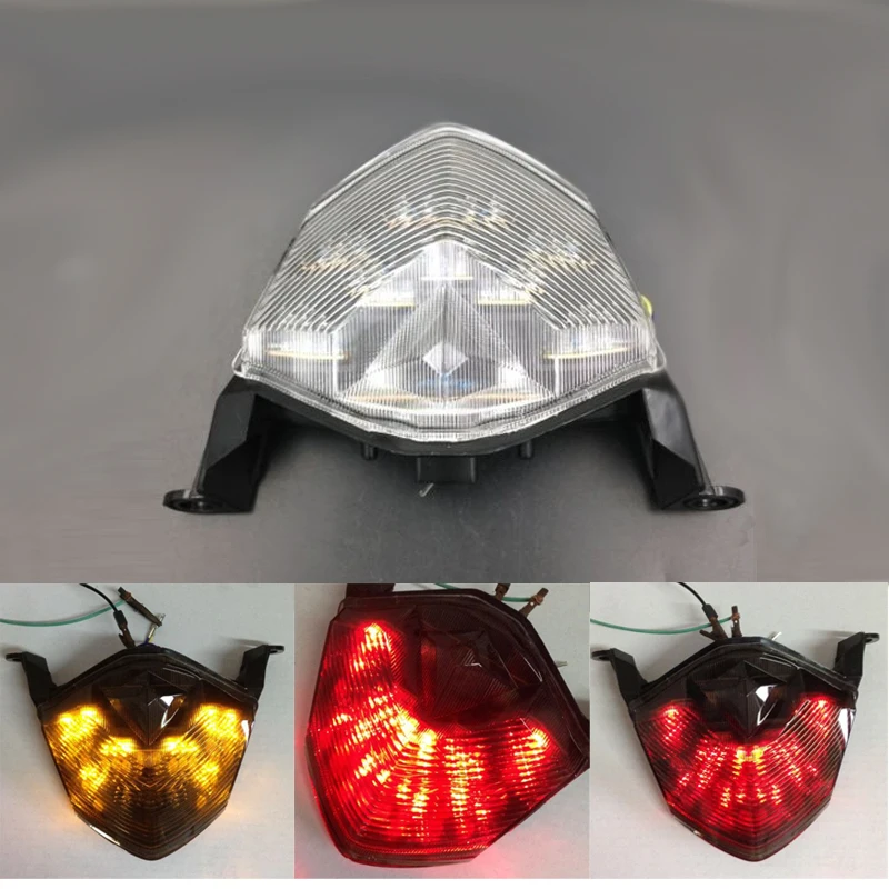 

For Kawasaki Z750 Z1000 2007-2013 Ninja ZX10R 2008-2010 ZX6R 2009-2012 Motorcycle LED Rear Tail Brake Light Turn Signal Lights