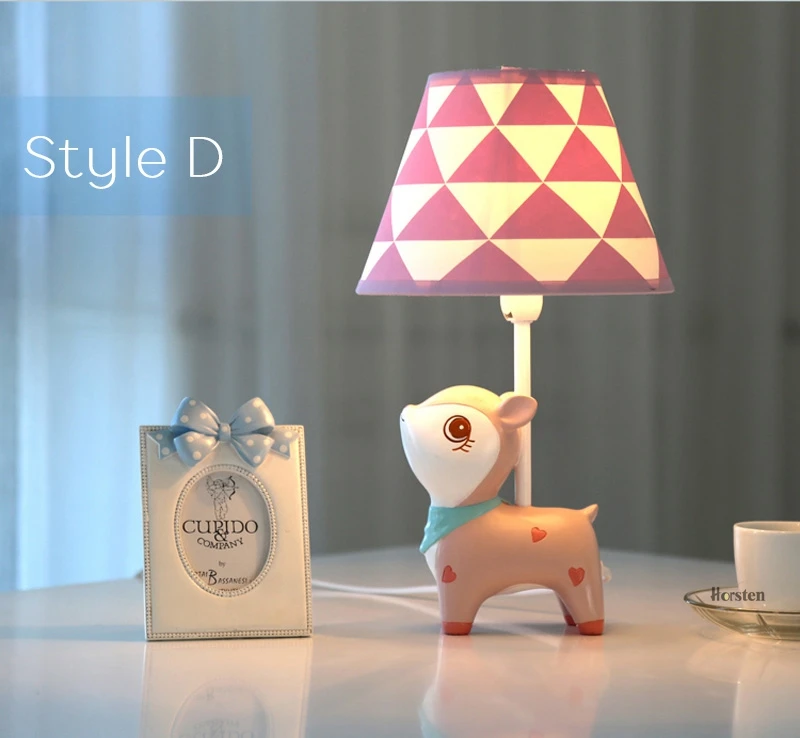 Creative Cute Deer LED Table Lamp Home Decoration Dimmable Mini Desk Table Light Bedroom Bedside Lamp For Baby Kids Room Birthday Gift (4)