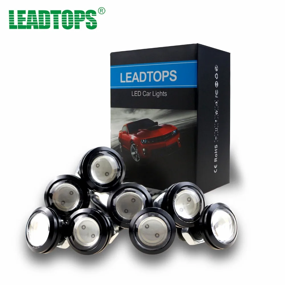 LEADTOPS 6PCS Led Daytime Running Lights Drl Eagle Eye 23mm waterproof