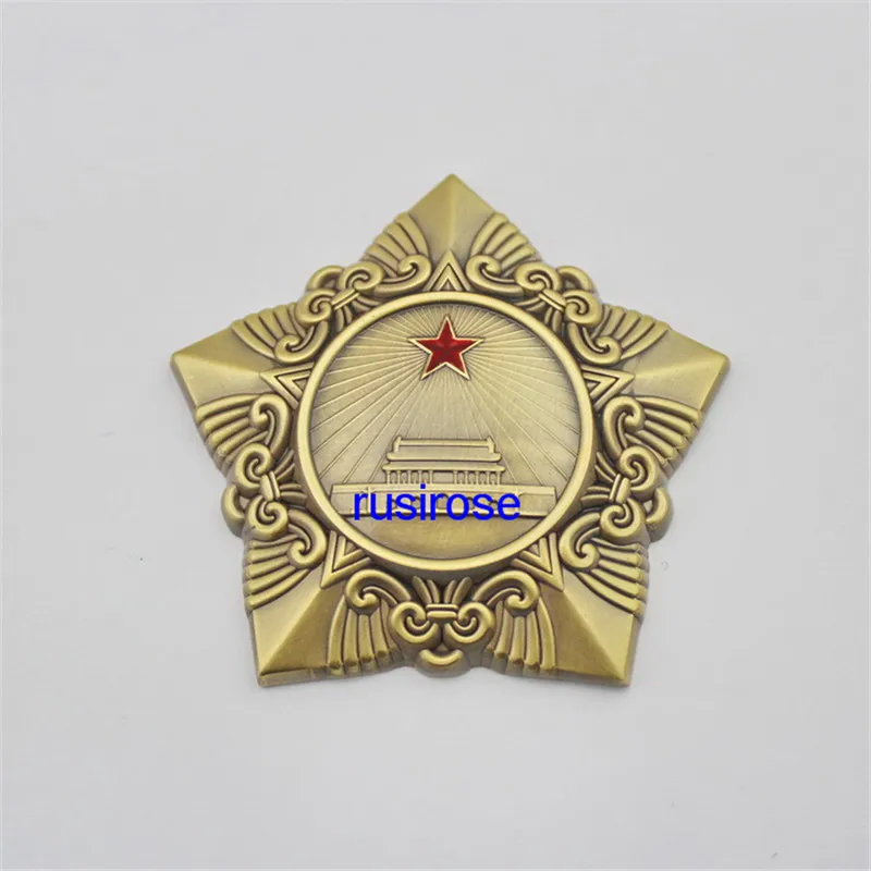 Antique Five Pointed Metal Breastplate Badge Diy Double Sided Five Pointed 3d Stereo Brooch Badge Badges Badge Diybrooch Diy Aliexpress