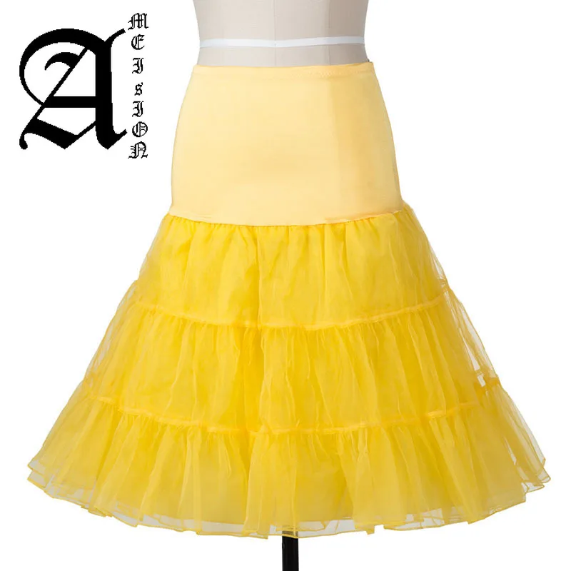 

Ameision Women underSkirts Vintage 50s 60s Ball Gown Tutu Skirt Swing Rockabilly Petticoat Crinoline Fluffy skirt for Wedding