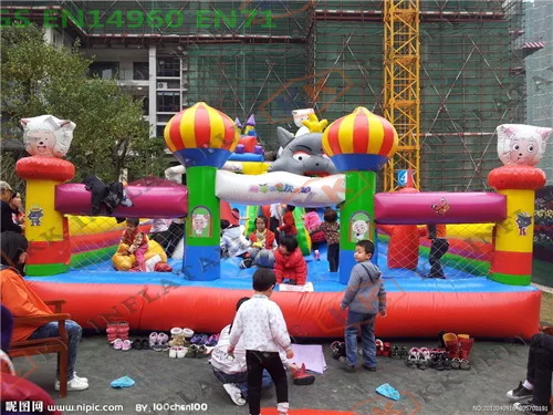 amusement park fun land CE commercial Inflatable city | Игрушки и хобби