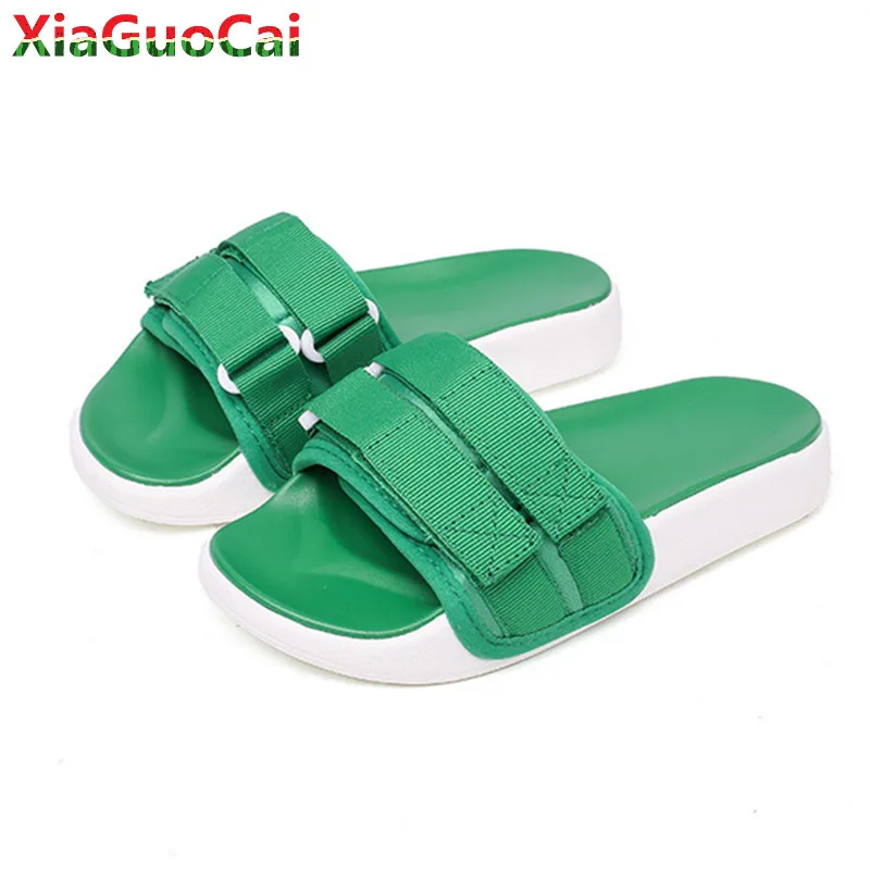 hook and loop slippers
