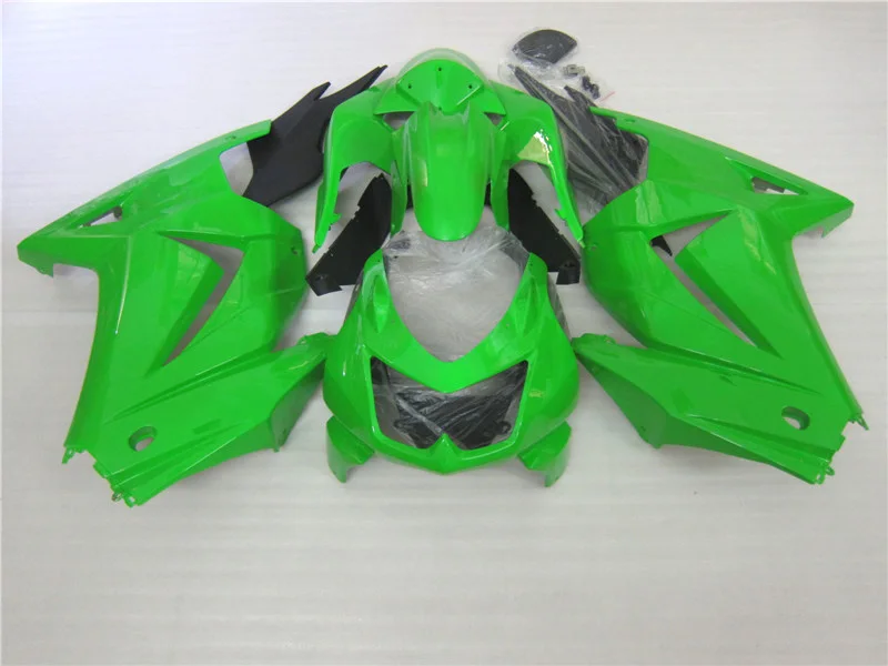 

Injection molded Fairing kit for Kawasaki ninja 250r 2008-2014 ABS fairings EX250 08 09 10 11 12 13 14 green black sets RR19