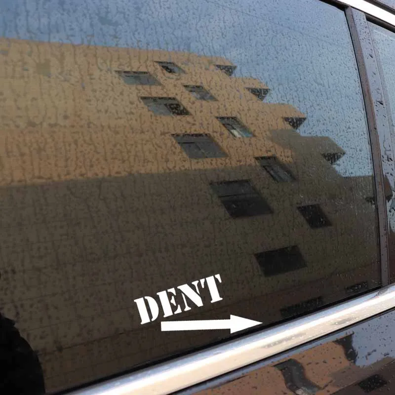 YJZT 12 3X6 3 см мультфильм Забавный винил JDM наклейка автомобиля стикер вмятин стрела