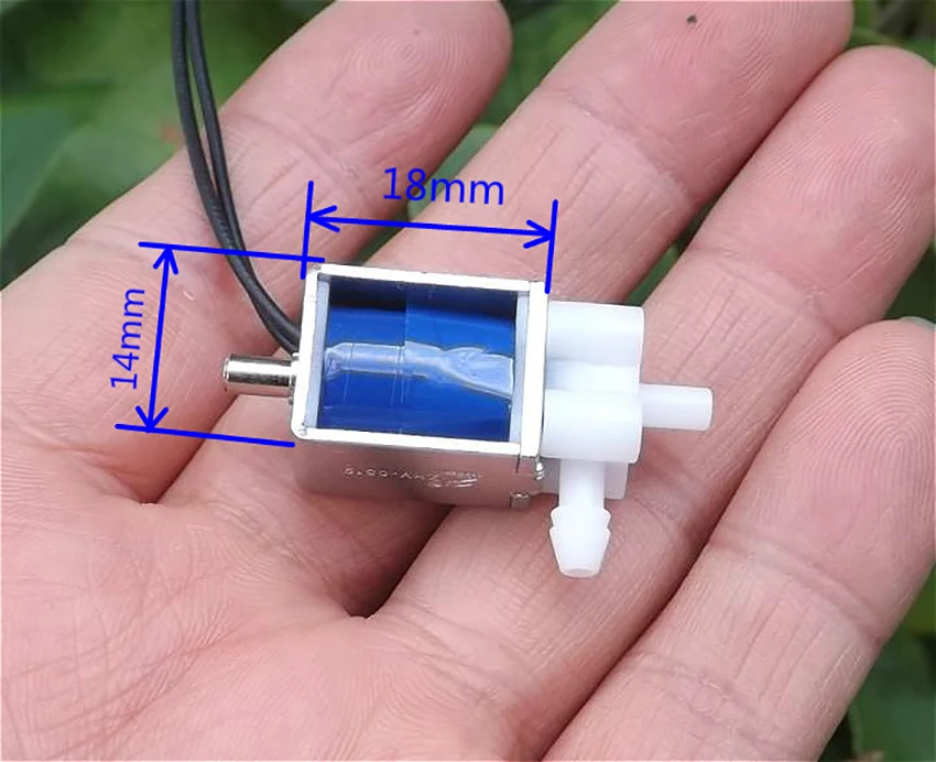 Двухпозиционный трехпозиционный Миниатюрный электромагнитный клапан с микро электронным управлением воздушный клапан выпускной газ вентиляционные клапаны DC 5 V-6 V