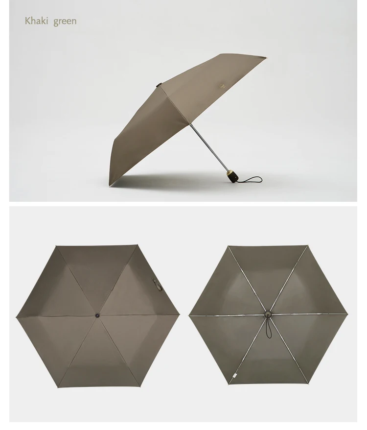 Анти-УФ женский зонт, ультра-светильник, складные автоматические зонты, защита от солнца, Защитный зонтик, простые цвета, Зонт от дождя для девочек UPF50