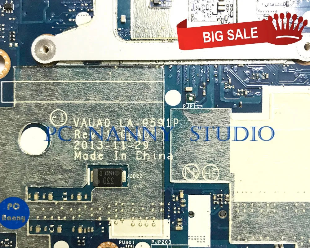 Best  PC NANNY FOR Dell Latitude E7440 Laptop motherboard LA-9591P i5-4300U SR1ED DDR3 tested