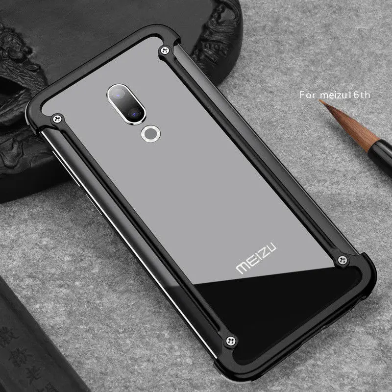 

For Meizu 16th/16th Plus Aluminum metal bumper Slim Cover phone case