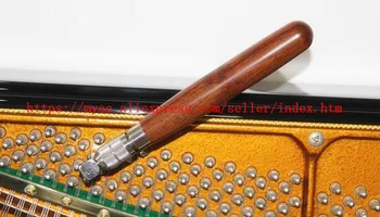 

Piano tuning wrench, retractable/hexagonal core/red wood handle
