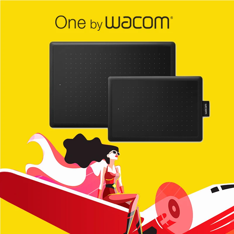 

One by Wacom CTL-672 Digital Tablet Graphic Drawing Tablets 2048 Pressure Levels + 1 Year Warranty