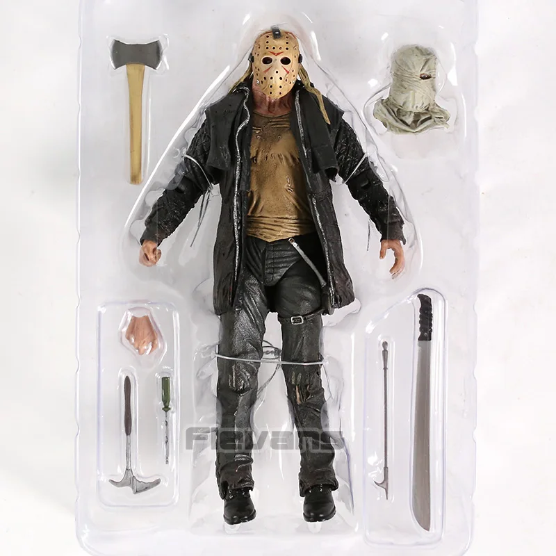 2009 Deluxe Edition NECA Figure Friday 13 Джейсон Вурхиз экшн-фигурка ПВХ ужас коллекционные игрушки модель игрушки