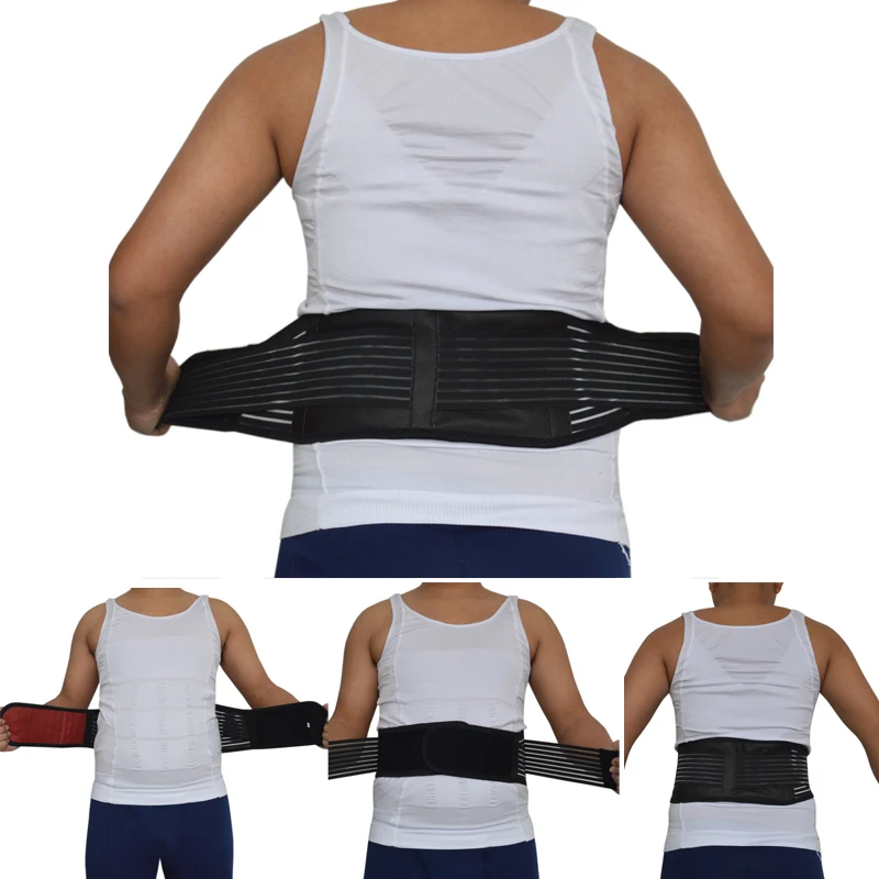 Unisex Tourmaline Back Waist Support Belt Self heating Warmer Lumbar