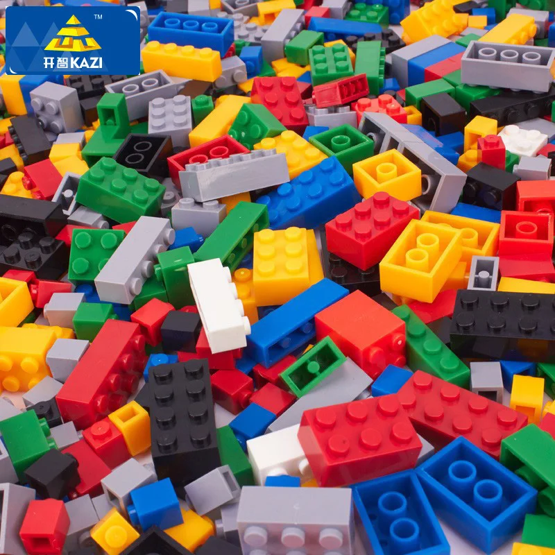 1000+ шт строительные блоки ABS пластик креативный город здания конструктор Сделай Сам кирпичи развивающие строительные игрушки для детей подарок
