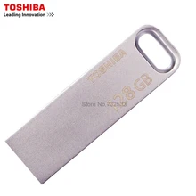 Toshiba USB3.0 u363 usb флэш-накопитель 128 ГБ 64 ГБ 32 ГБ металла Водонепроницаемый накопитель кольцо для ключей Stick ручка драйвер устройства хранения U диска