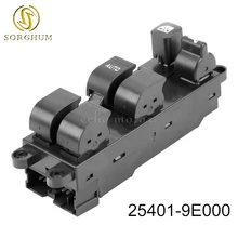 Interruptor principal de Control de ventanilla para coche, interruptor delantero izquierdo 25401-9E000 para Nissan Xterra Sentra Baja Frontier 1999 2000 2001 2002 2003 2004