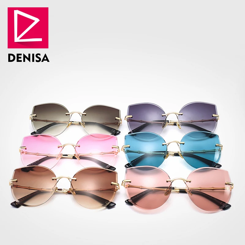 Солнцезащитные очки DENISA G23018 женские крутые модные кошачий глаз для вождения