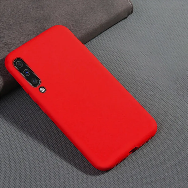 For Samsung A50 Case Liquid Silicone Phone Case For Samsung Galaxy A50 A70 A30 A40 A60 A20 M40 A51 A71 Cover Candy Shockproof - Цвет: 02